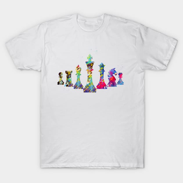 Chess pieces T-Shirt by erzebeth